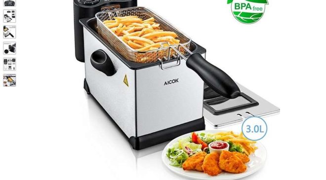 29,99€ friteuse professionnelle INOX 3L Aicok port inclus