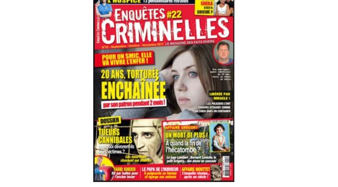 Abonnement magazine Enquêtes Criminelles pas cher