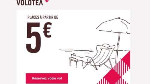 Achetez maintenant votre billet d’avion à partir de 5€ sur Volotea