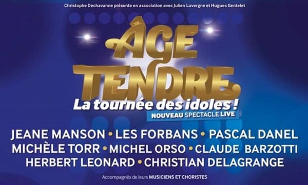 Billet Age Tendre La Tournée des Idoles pas cher Billet Age Tendre La Tournée Des Idoles Pas Cher