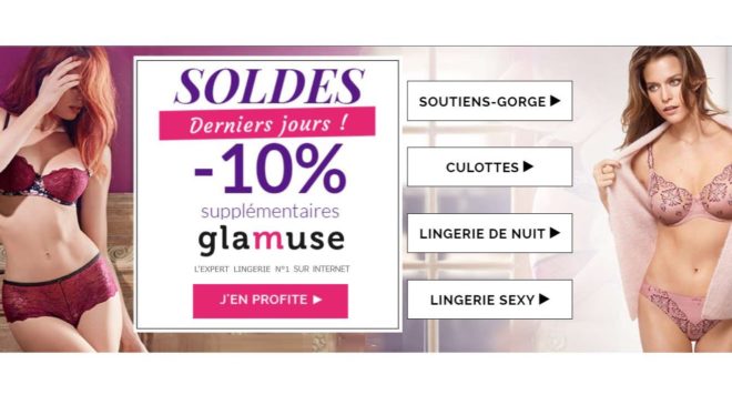 Dernière démarque soldes Glamuse