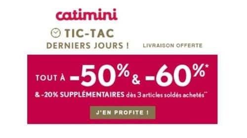 Fin des soldes Catimini