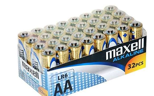 Lot de 32 piles alcaline Maxell AA LR6 pas cher