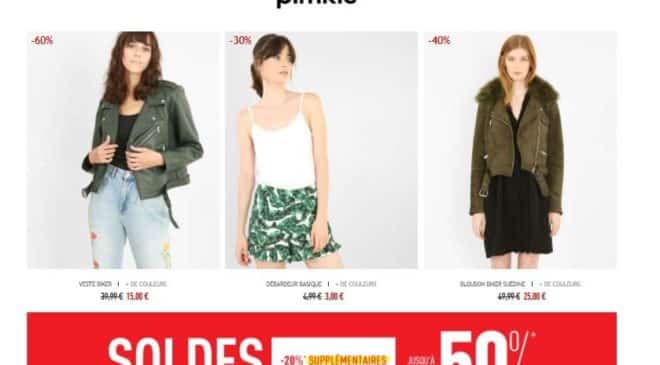 Nouvelle démarque Pimkie