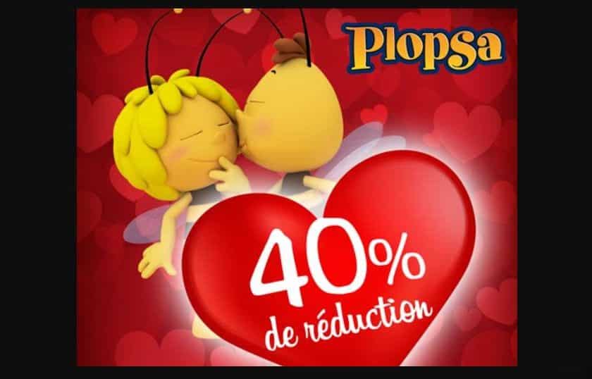 Offre Saint Valentin Plopsa - 40% sur tous les parcs Plopsa