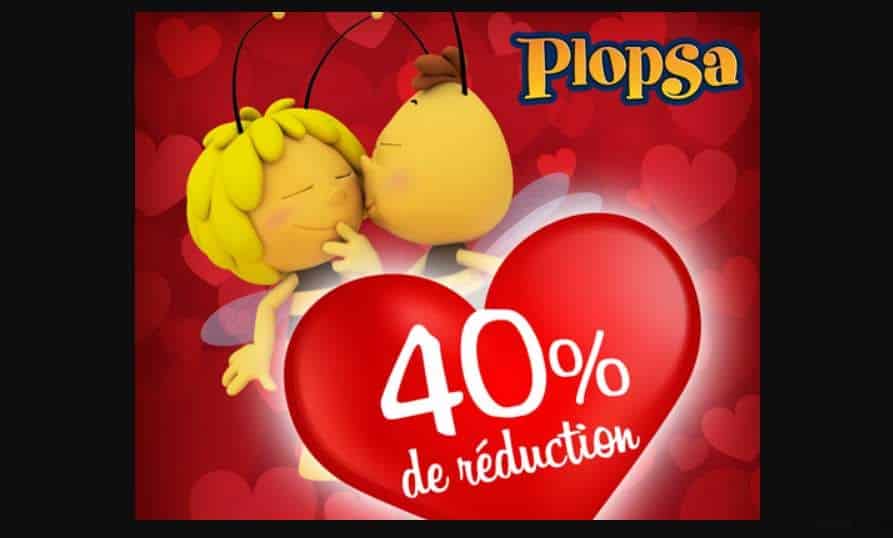 Offre Saint Valentin Plopsa : – 40% sur tous les parcs Plopsa (billet valable jusqu’au 15 juillet 2023)
