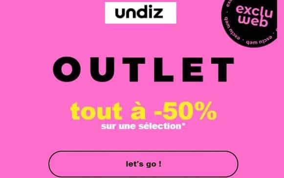 outlet undiz des centaines d’articles à 50%