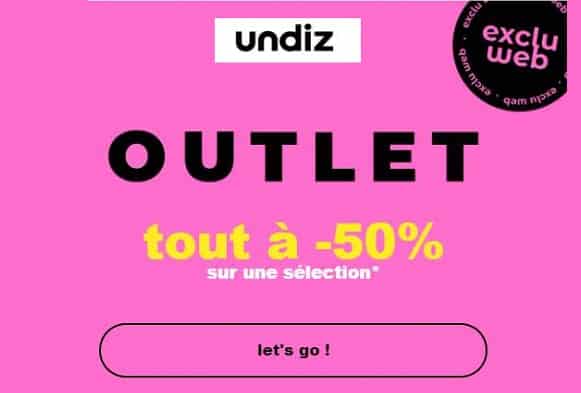 Outlet Undiz : des centaines d’articles à -50% (lingerie, homewear, mode, boxer…)