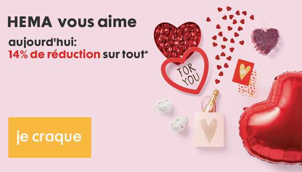 Saint Valentin Hema code promo