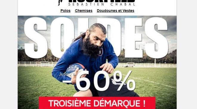 Soldes RUCKFIELD Sébastien Chabal