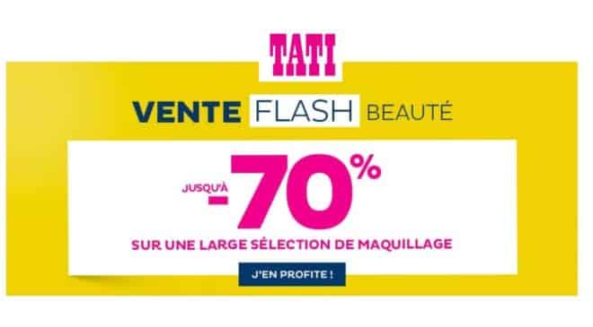 Vente flash beauté Tati