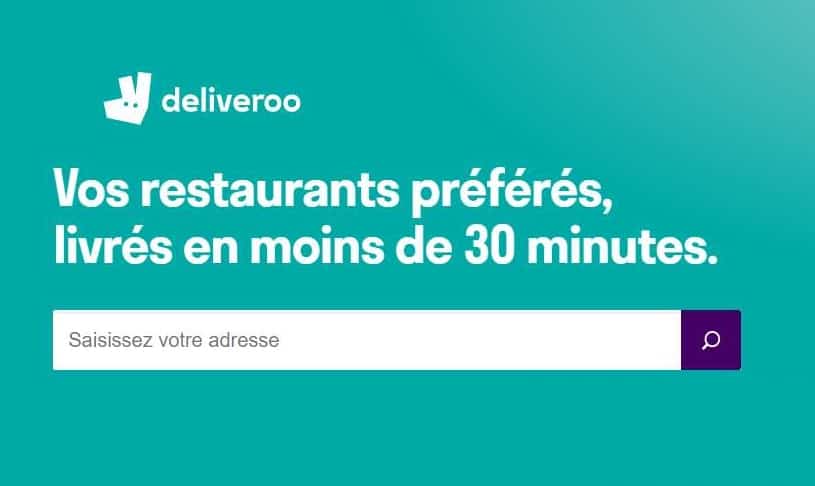 1 plat acheté = 1 plat offert sur deliveroo