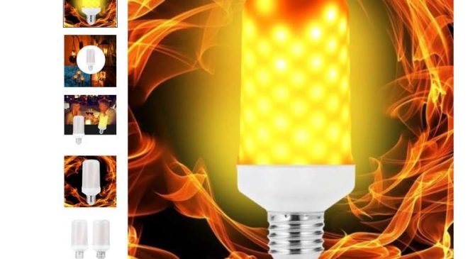 4,21€ ampoule LED avec effet flamme