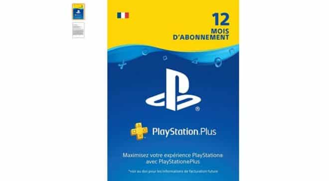 44,99€ la carte abonnement Playstation Plus 1an