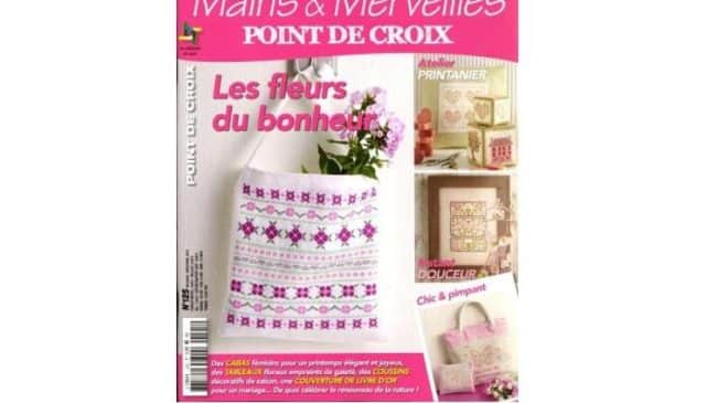 Abonnement magazine Mains et Merveilles Point de croix pas cher