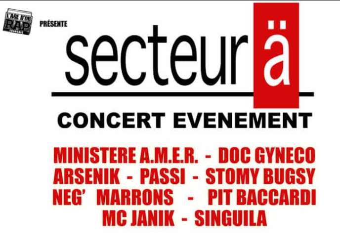 Billet concert Secteur A En tournée moins cher : à partir de 26€ (Paris, Marseille, Lyon…)