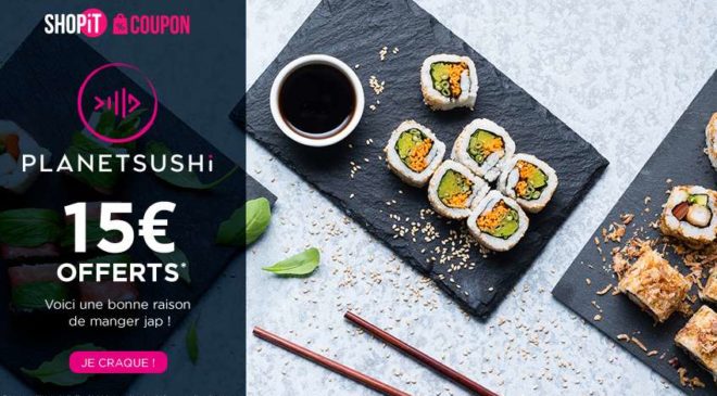 Bon d’achat Planet Sushi
