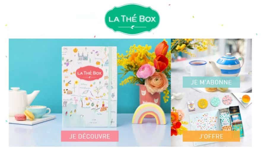 Bon plan La Thé Box : -30% sur les abonnements / – 40% sur les coffrets en vente privée