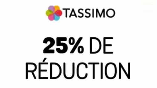Capsules Tassimo 25% de remise