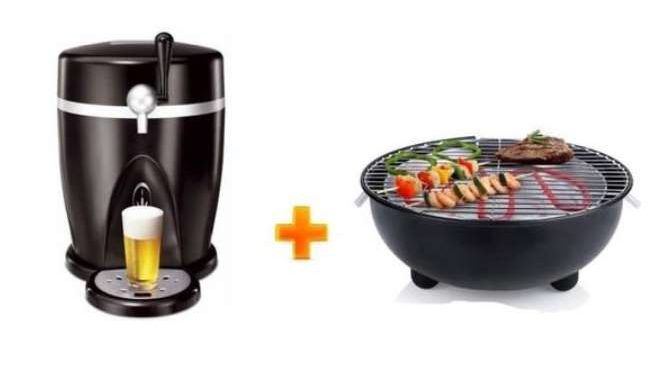 Pack tireuse à bière + barbecue électrique à moins de 100€