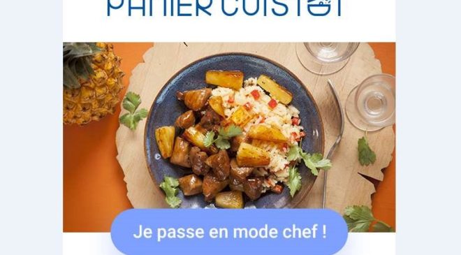 Repas livré à domicile Panier Cuistot 8€ de remise