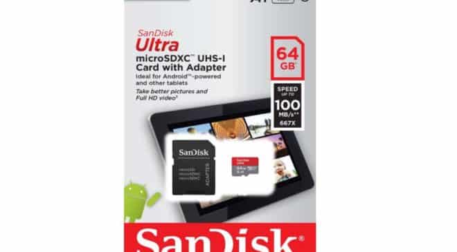 SanDisk Day cartes mémoires 64Go pas chères