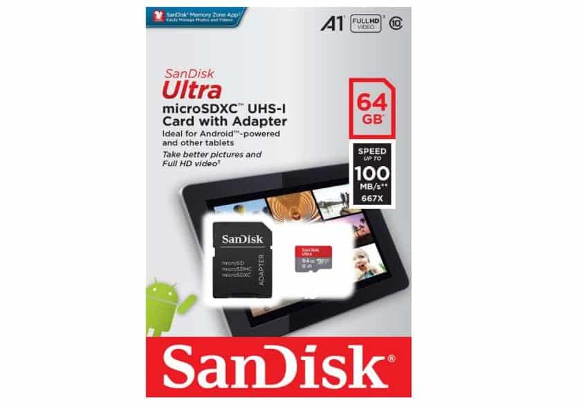 SanDisk Day cartes mémoires 64Go pas chères