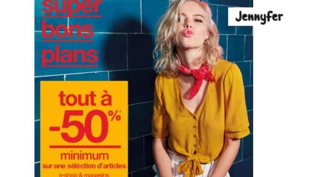 Super bons plans de Jennyfer toute la sélection à -50%