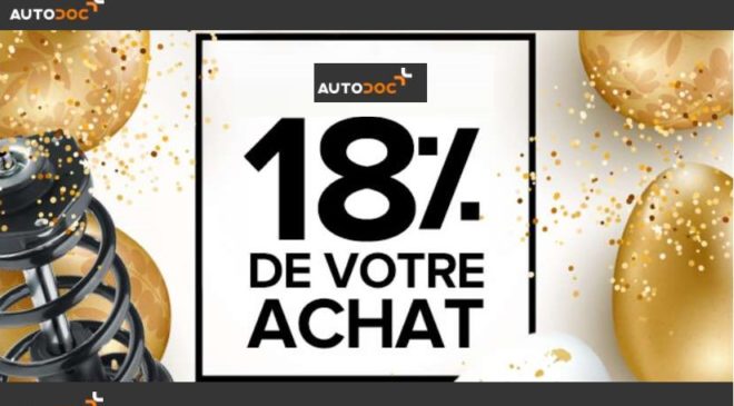 remise de 18% sur AutoDoc pendant 24h