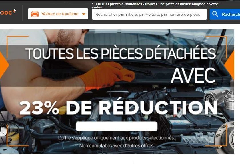 remise de 23% sur AutoDoc pendant 24h
