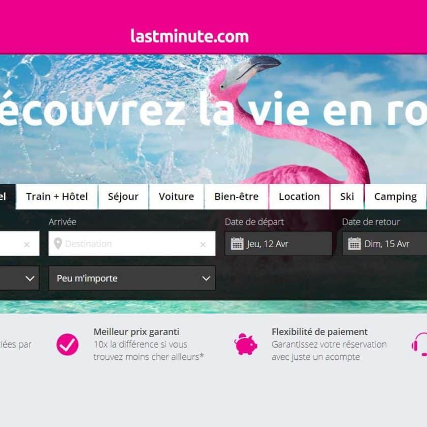 10€ de remise sur LastMinute