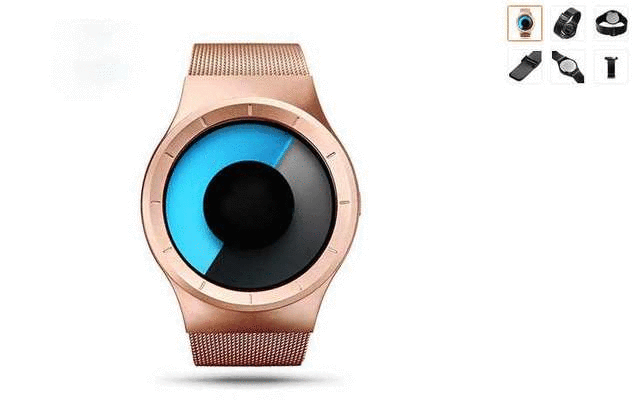 12,49€ la montre quartz mixte Geekthink 6002