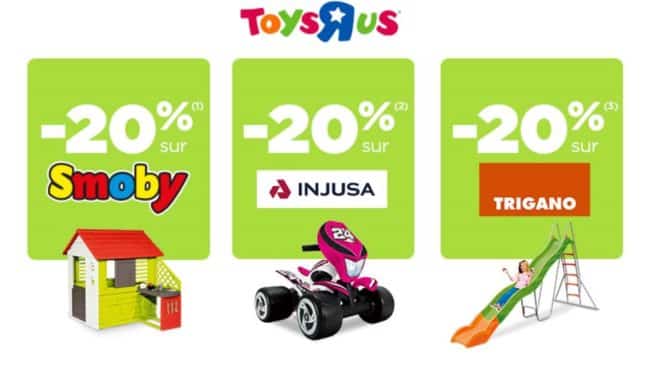 20% de remise sur les jeux extérieurs Smoby, Trivago et Injusa