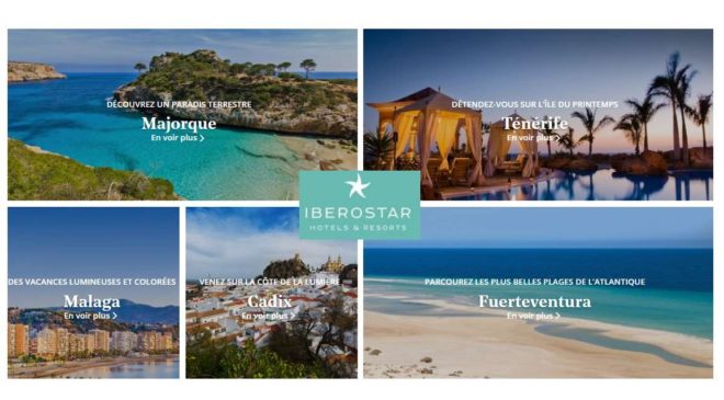 25€ de consommation offerte 10% de remise dans les hôtels Iberostar