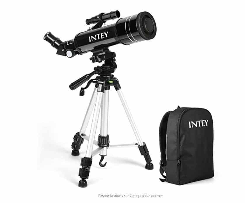 53,19€ télescope astronomique Intey avec sac de transport pour débutant