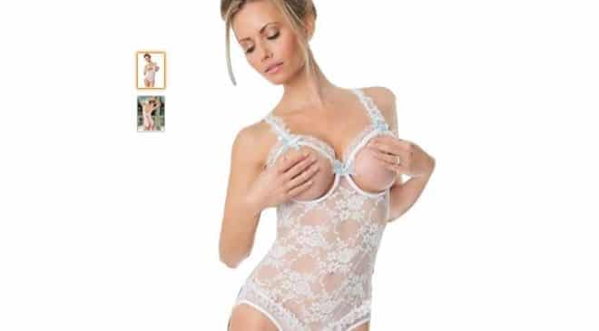 5,99€ le body ultra-sexy ouvert transparent dentelle Ceanfly