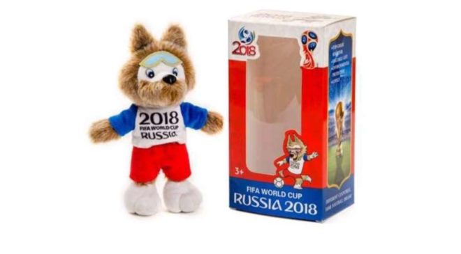 8,29€ mascotte coupe du monde de Foot Russia 2018 Zabivaka 20cm FIFA World Cup