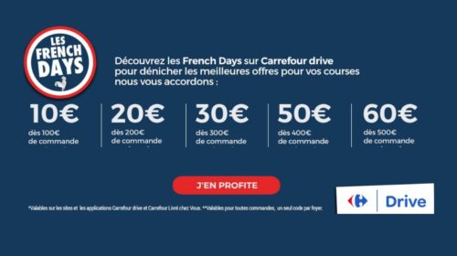 Carrefour Drive French Days