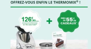 Crédit gratuit en 10 fois pour l’achat d’un Thermomix (+ 55€ de cadeau)