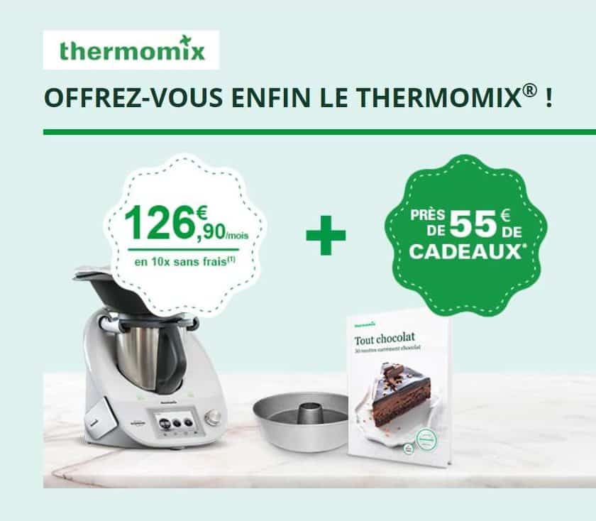 Crédit gratuit en 10 fois pour l’achat d’un Thermomix