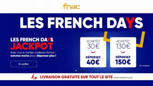 E-cartes French Days Fnac – Darty