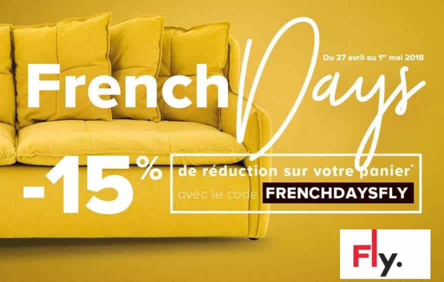 French Days Fly ! 15% de remise sur vos achats (code promo)