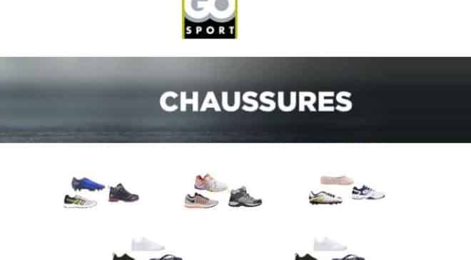 Go Sport 20€ de remise sur les chaussures