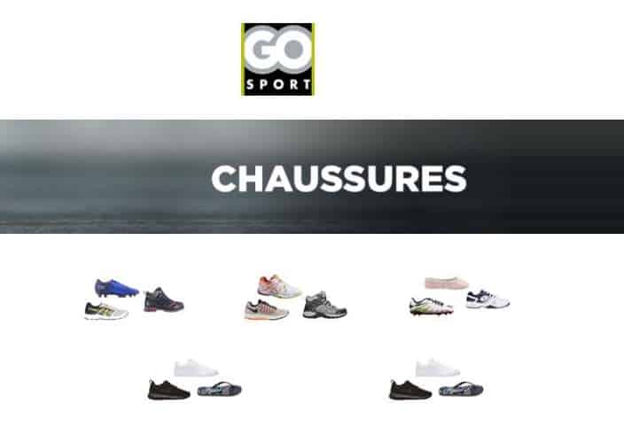 Go Sport 20€ de remise sur les chaussures