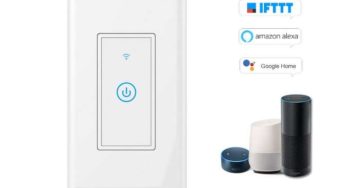 Moins de 15€ le smart-interrupteur tactile Wi-Fi (Android / IOS & compatible Google Home et Alexa)