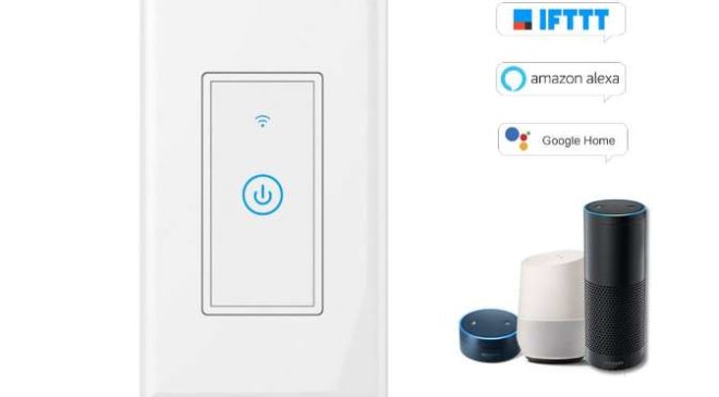 Moins de 15€ le smart-interrupteur tactile Wi-Fi