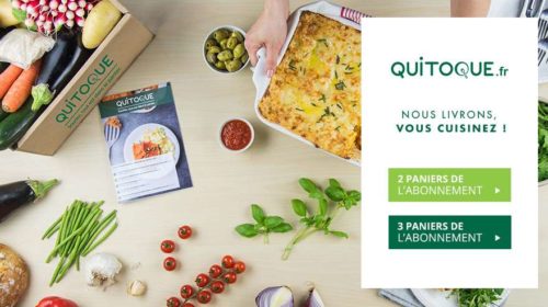 Paniers recettes Quitoque à moins 50%