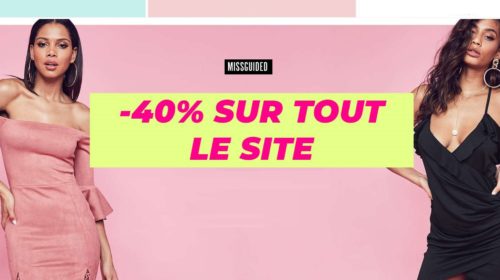 Shopping MissGuided : 40% de remise sur tout le site 