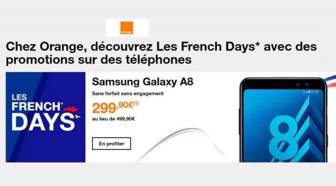 Smartphones et d’objets connectés en promo pour les French Days Orange