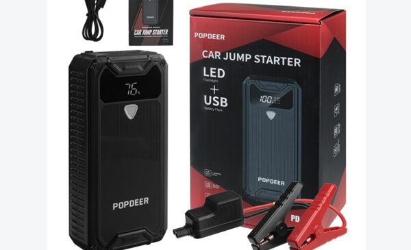 booster de batterie auto portable 15000 mah multifonction popdeer pd jx1